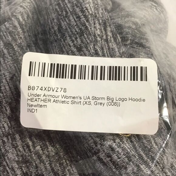 New Under Armour Big Logo UA Storm Hoodie Heather - Picture 8 of 8